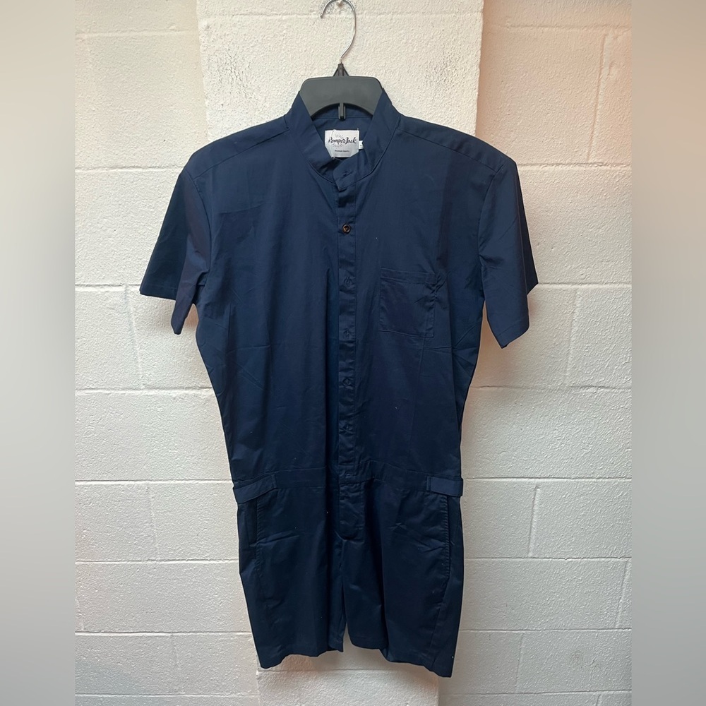 Romper Jack Navy Short-Sleeve Utility Shirt
